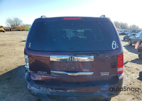 2015 Honda Pilot Touring из США, поврежденный, VIN 5FNYF4H94FB036456